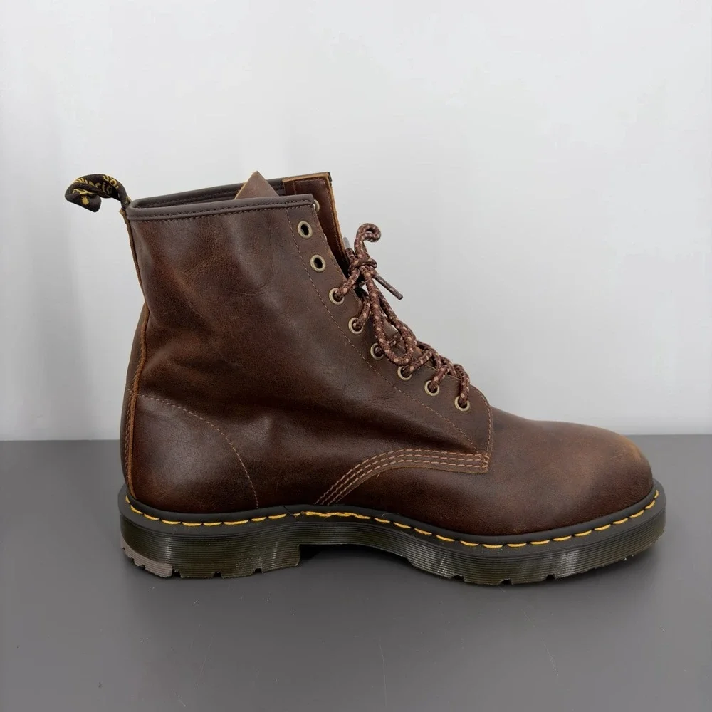 Dr Martens 1460 SR Slip Resistant Boots Men 14 Rustic Combat Work Lace Up Eyelet